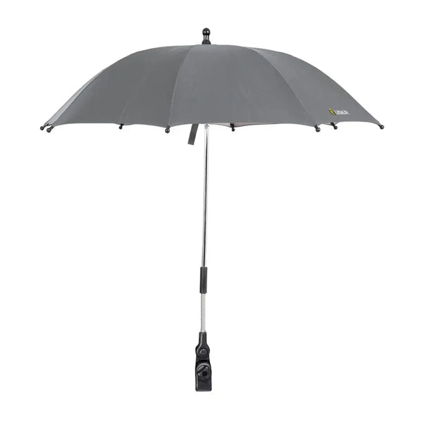 Littleife Buggy Parasol in grey opened out