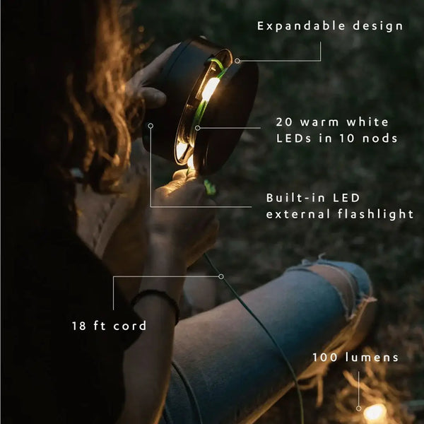 Features of Luci Solar Power LED String Lights 100 Lumens