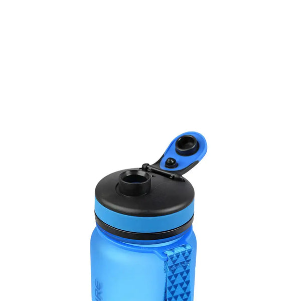 Lid detail for Lifevnture Tritan plastic water bottle in blue colour