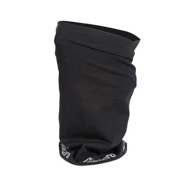 Sub Zero Factor 1 Plus thermal neck warmer in black photographed on a white background