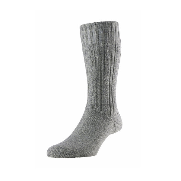 Sub Zero merino wool walking socks in grey colour photographed on a white background