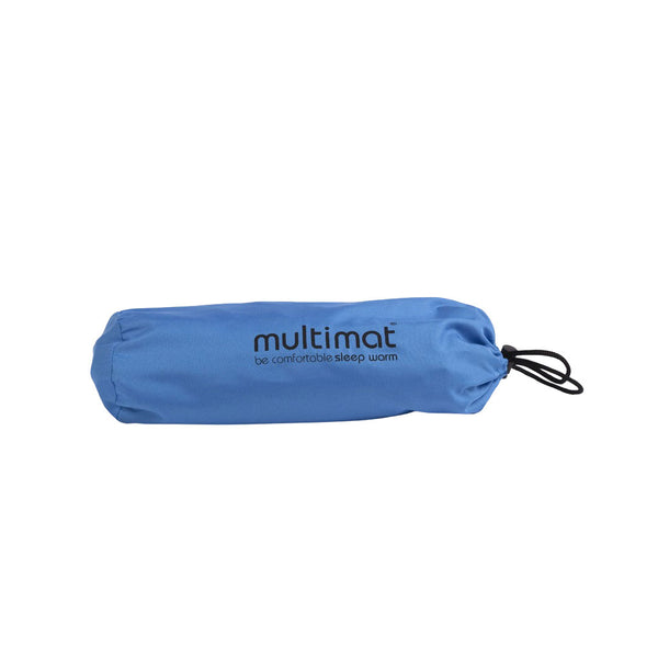 Multimat camper inflatable pillow packed away in to its stuff sack