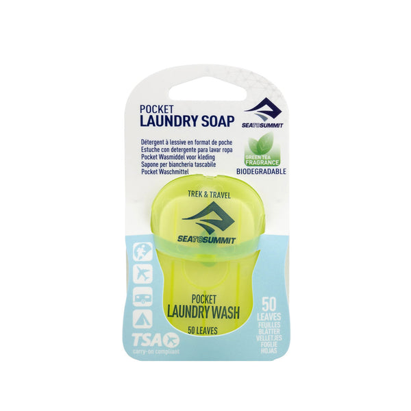 Sea To Summit laundry wash leaves in their packaging