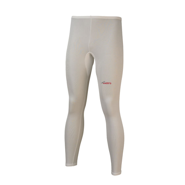 Sub Zero Factor 1 base layer leggings in white photographed on a white background