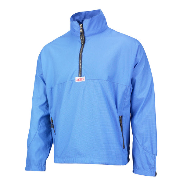 Sub Zero lightweight windproof smock in blue photographed on a white background